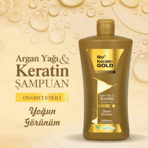 szampon bio keratin gold profesjonalny bez soli z olejkiem arganowym 700ml
